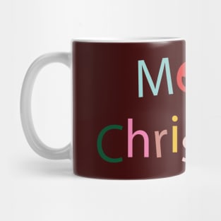 Colorful Merry Christmas Mug